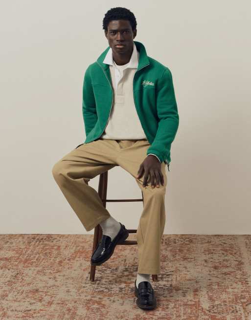 A.Collective chinos med barrel-ben i naturvit, 5 av 9