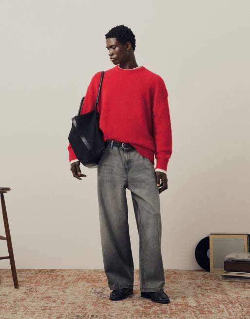 A.Collective jersey de cuello redondo en rojo, 2 de 9