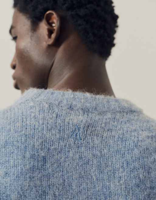 A.Collective jersey de punto oversize de mohair azul, 2 de 9