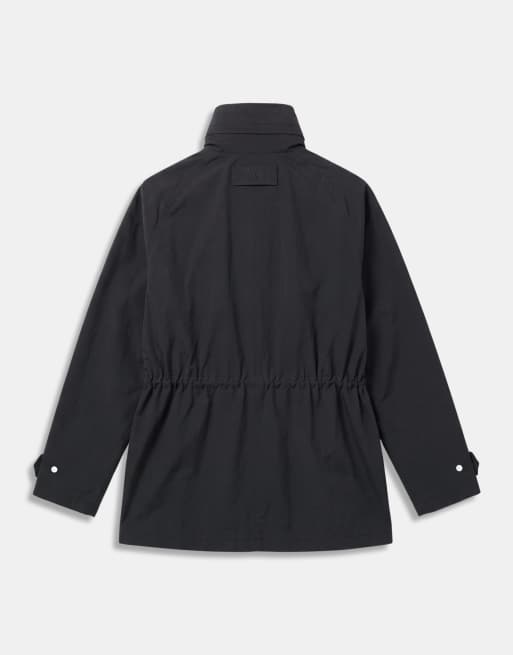A.Collective Oversize-Ripstop-Parka in Schwarz, 7 von 9