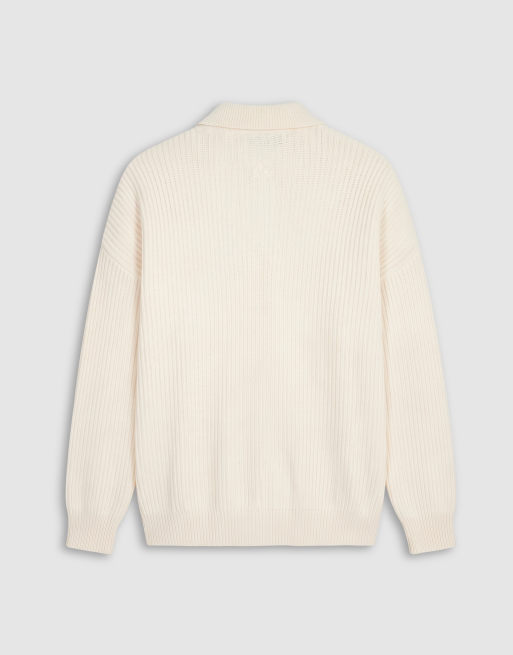 A.Collective polo en maille beige, 7 de 9