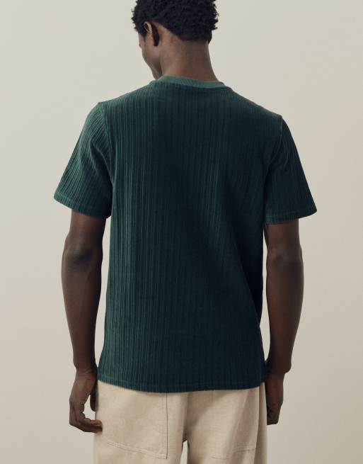 A.Collective prążkowany T-shirt w kolorze khaki, 4 z 9
