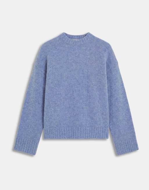 A.Collective pull oversize en mohair bleu, 6 de 9