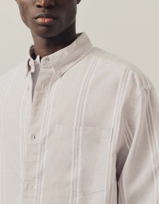 A.Collective striped oxford shirt in pink, 2 of 9