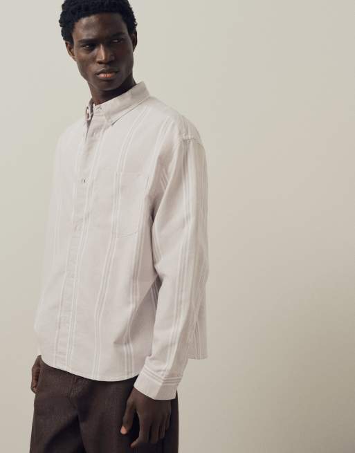 A.Collective striped oxford shirt in pink, 5 of 9