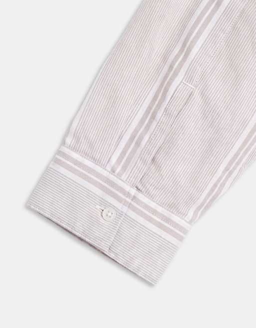 A.Collective striped oxford shirt in pink, 8 of 9