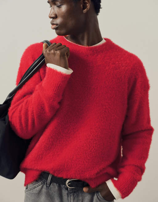 A.Collective sweter z okrągłym dekoltem w czerwieni, 4 z 9