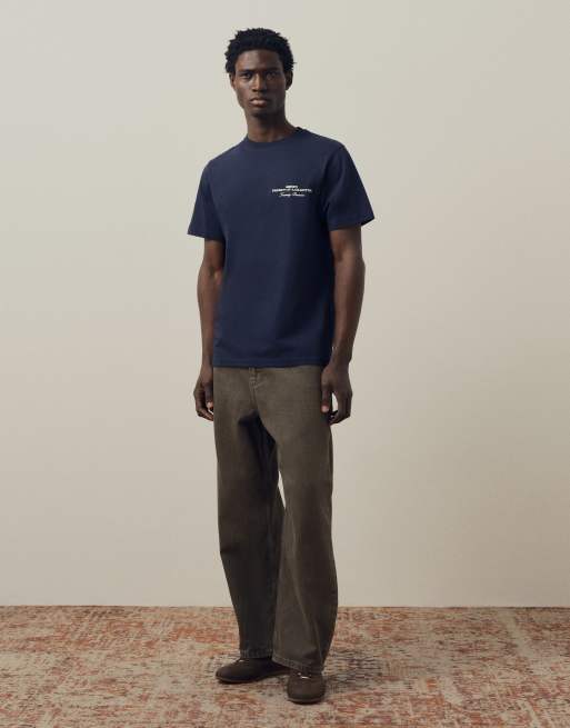 A.Collective t-shirt con stampa blu navy, 5 di 9