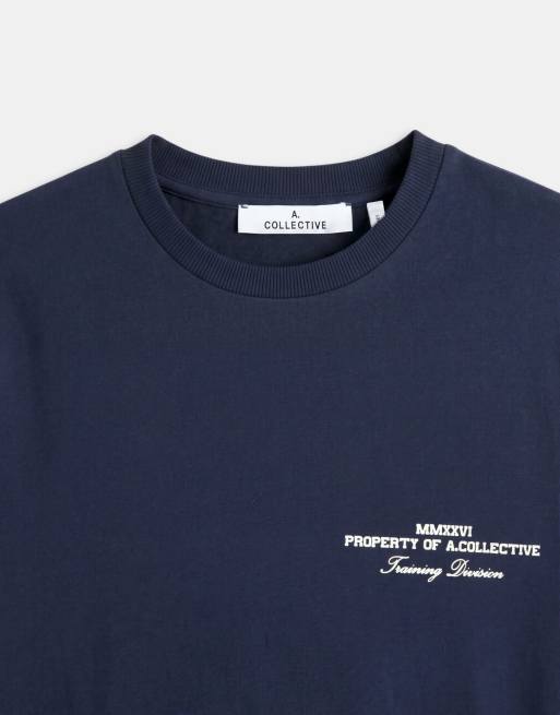 A.Collective t-shirt imprimé marine, 9 de 9
