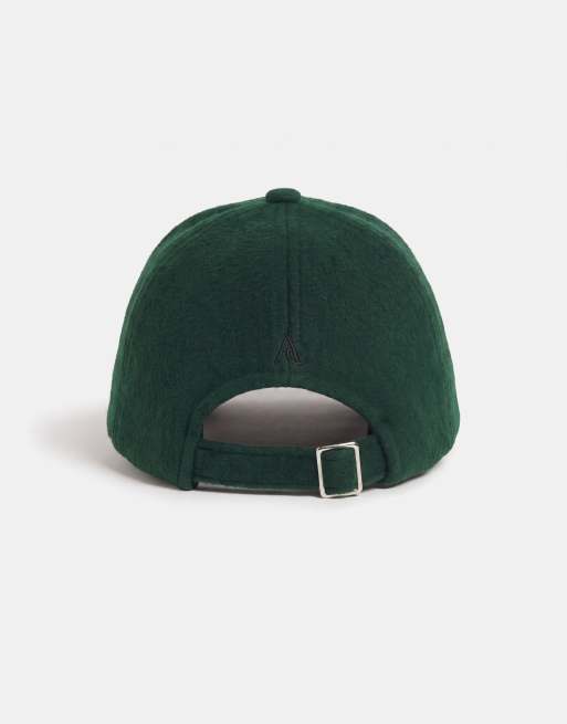 A.Collective wool blend cap in green, 6 of 8