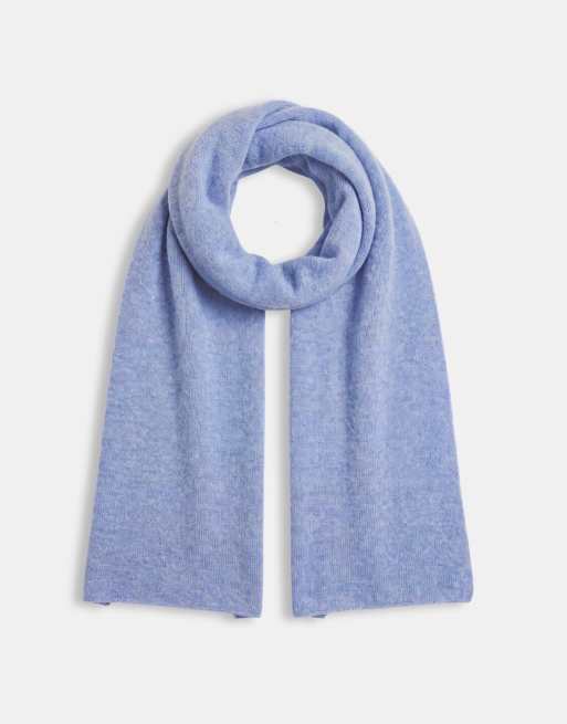 A.Collective wool knitted scarf in blue, 6 of 8