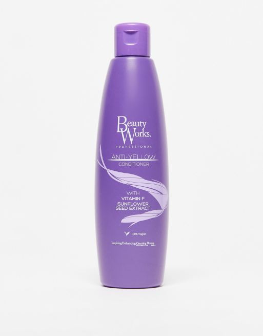 Acondicionador corrector de tonos amarillos de 250 ml de Beauty Works