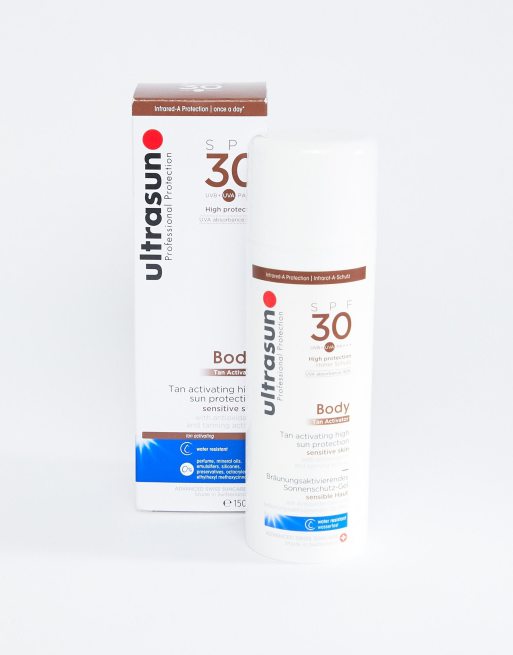 Activador de bronceado corportal con FPS30 de 150ml de Ultrasun