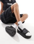 [adidas Originals] addias Originals Adilette 22 XLG sliders in black 36 2/3 BLACK