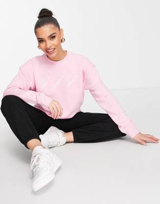adidas originals pink jumper