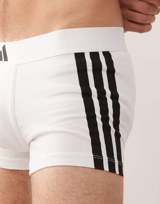 adidas 2 pack trunk in black and white, 3 of 3