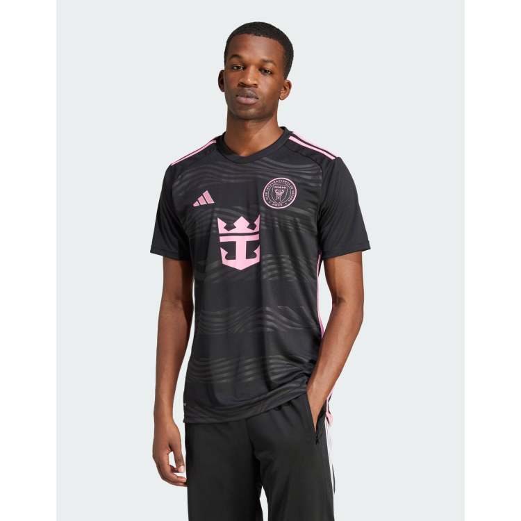 adidas 23 24 Inter Miami Away Jersey t shirt in Black ASOS