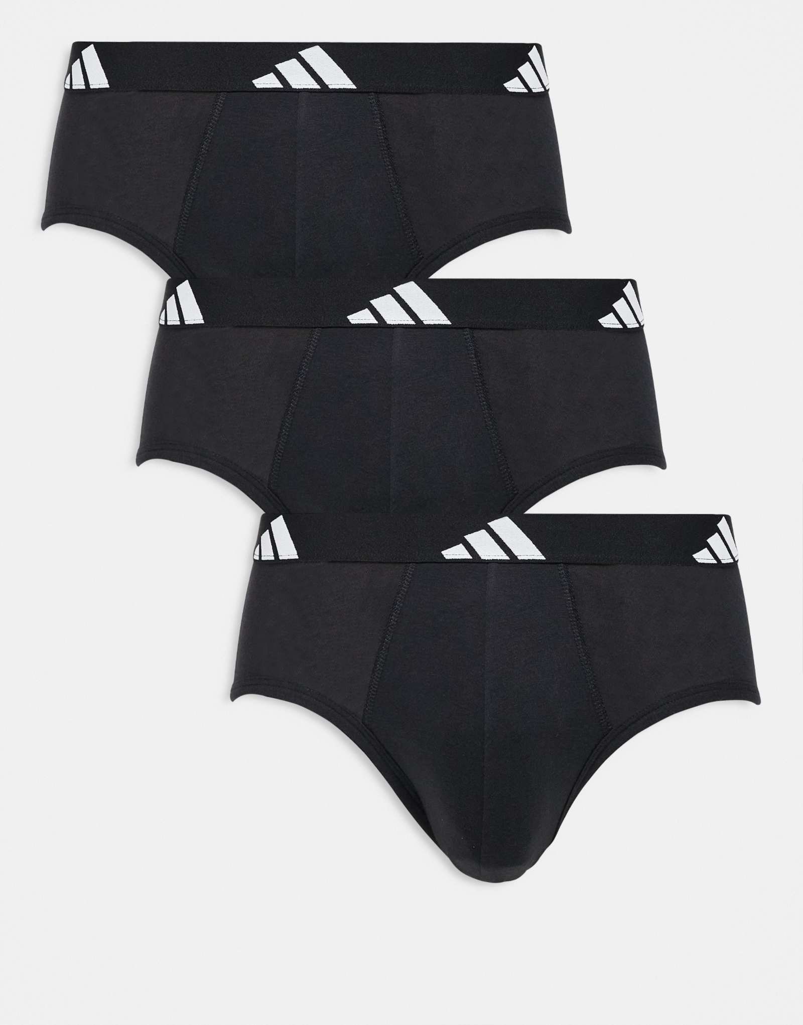 трусы adidas 3 pack active flex черного цвета