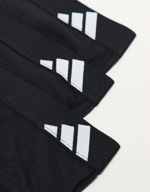 adidas 3 pack active flex briefs in black, 4 of 4