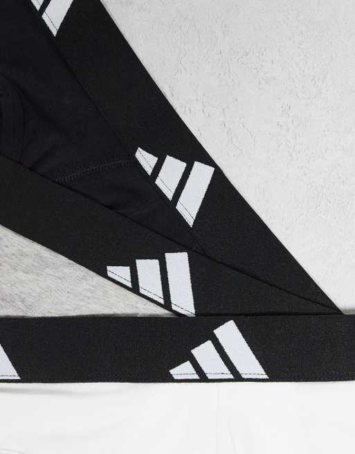 Adidas 3 pack active flex cotton briefs in multi, 2 of 3