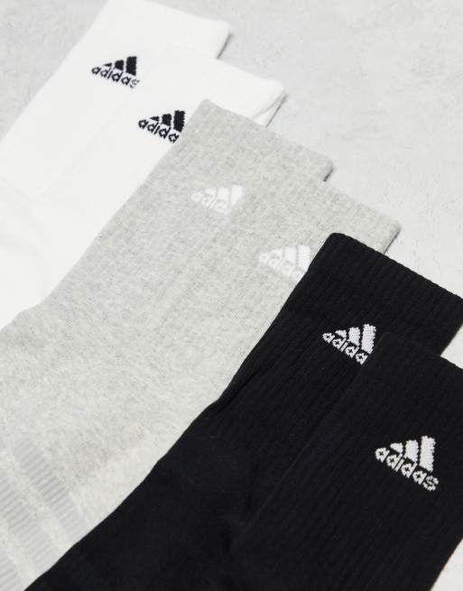 adidas 3-pack skarpetki treningowe z okrągłym ściągaczem w różnych kolorach, 3 z 3