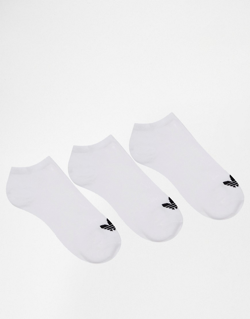 Adidas 3 Pack Trainer Socks S20273-White