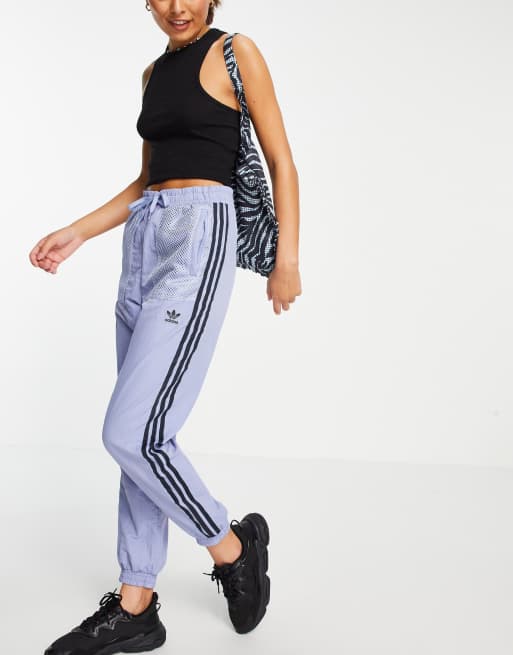 Adidas store nylon joggers