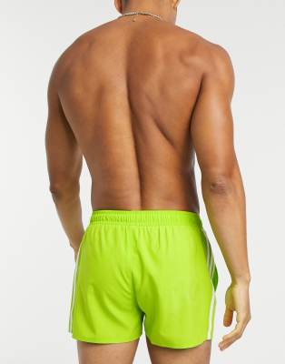 yellow adidas swim shorts