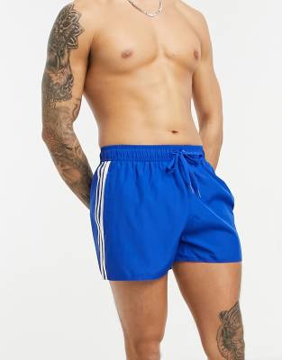 adidas blue swimming trunks