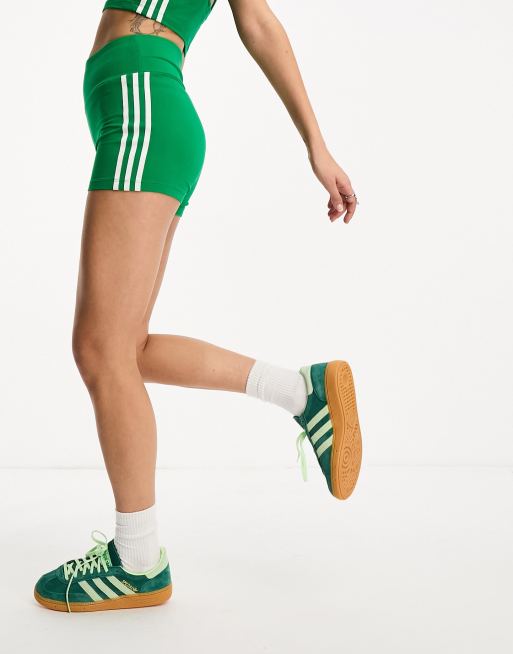 ADIDAS ORIGINALS ADICOLOR CLASSICS 3 STRIPES LEGGINGS, Green Women's