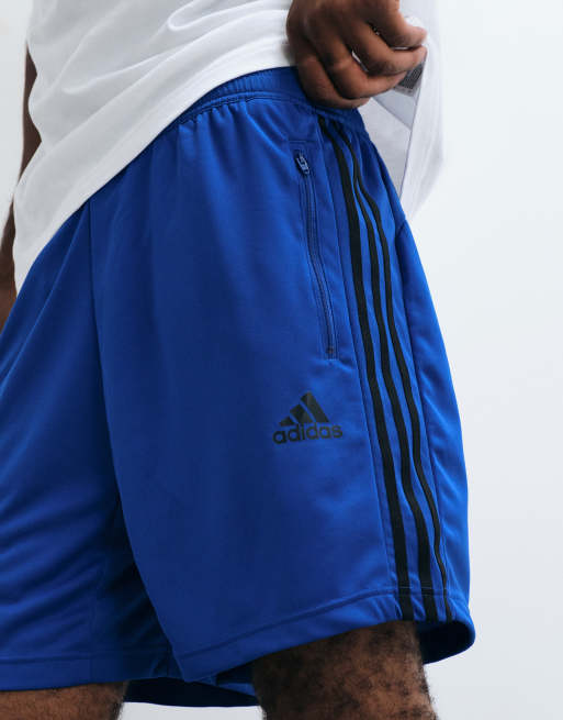 adidas 3 stripes shorts in navy - NAVY, 3 of 5