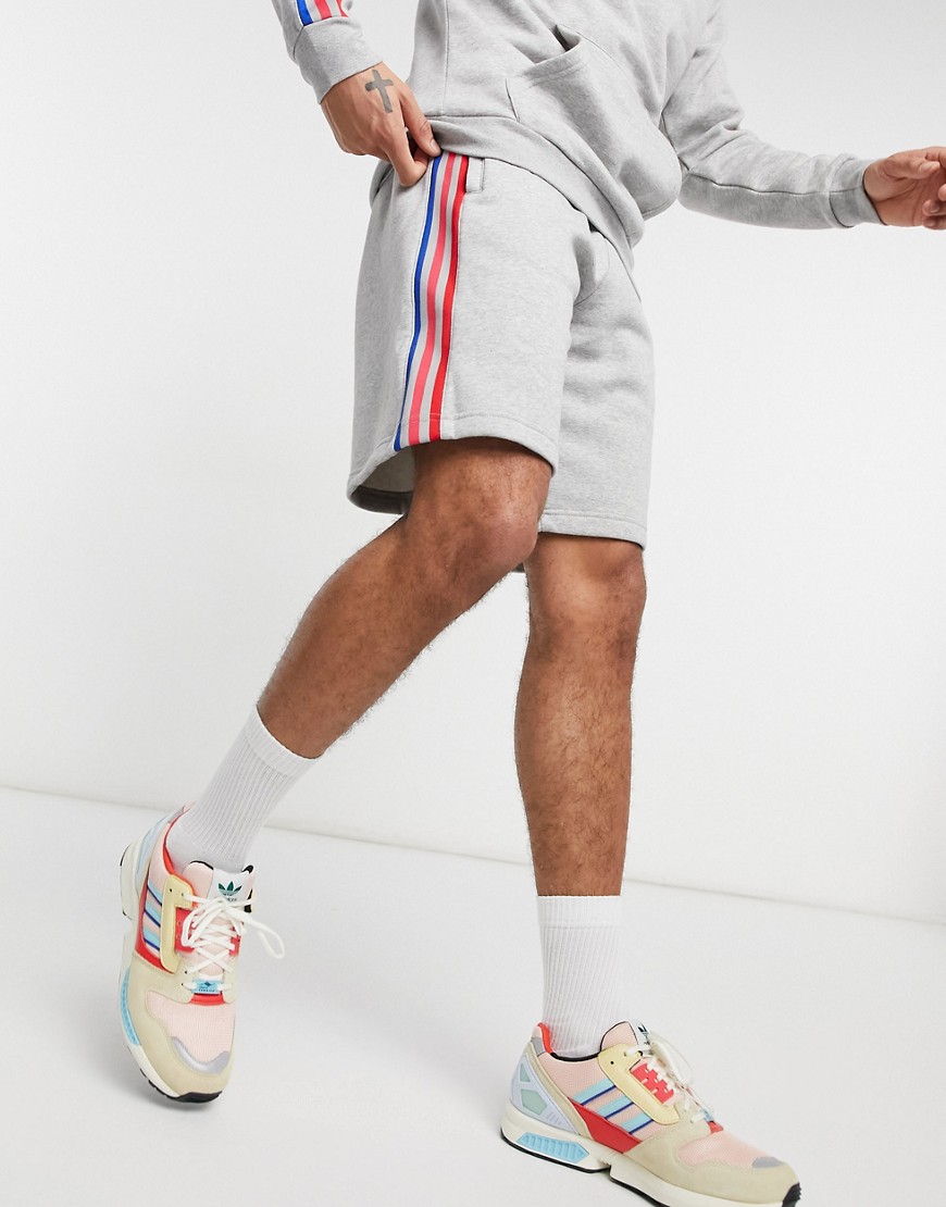 Adidas 3D Trefoil 3-Stripes Sweat Shorts in gray-Grey