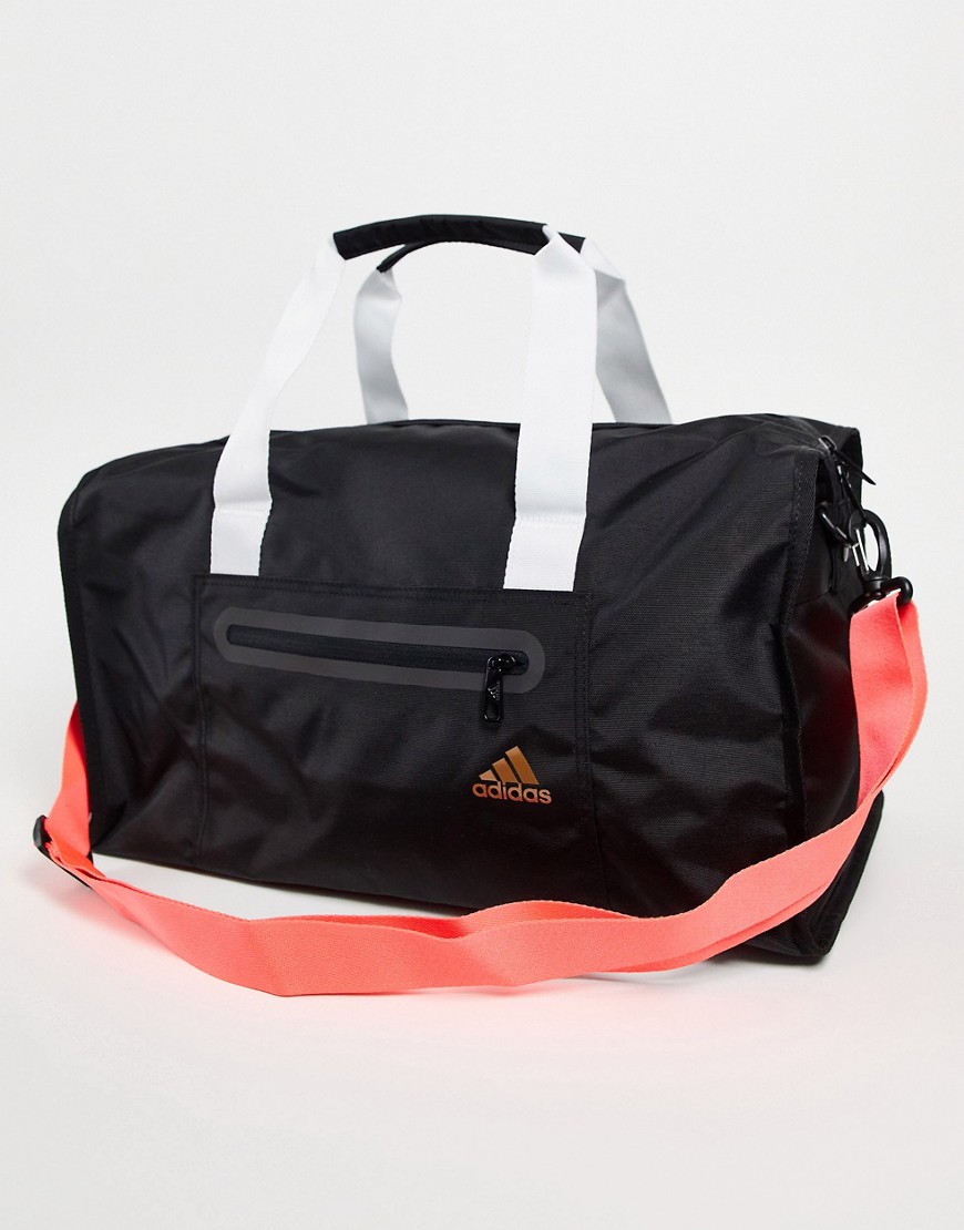 Adidas Accessories holdall in black and grey