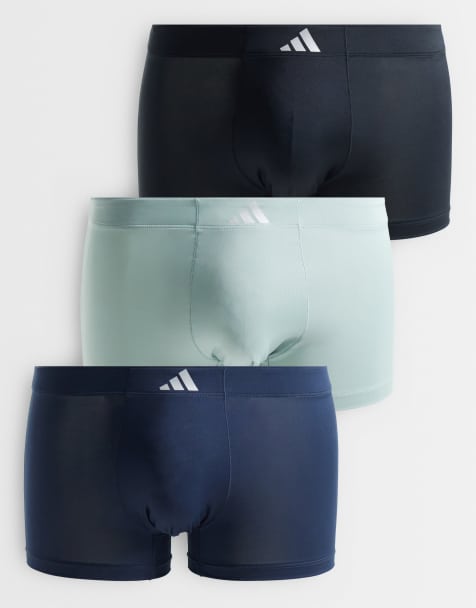 adidas Active micro 3 pack trunks in multi - view 1