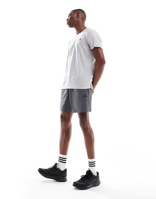 adidas - Adi365 Climacool+ - T-shirt de course - Argenté et blanc , 3 de 4