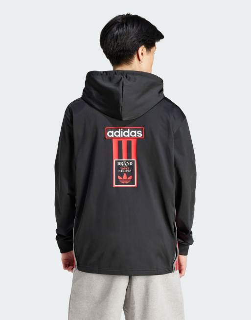 adidas Adicolor Adibreak Full-Zip Hoodie in Black