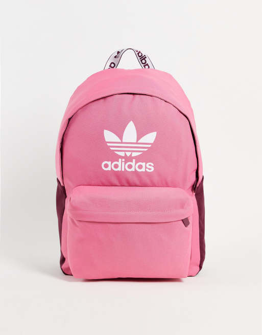adidas Adicolor backpack in pink
