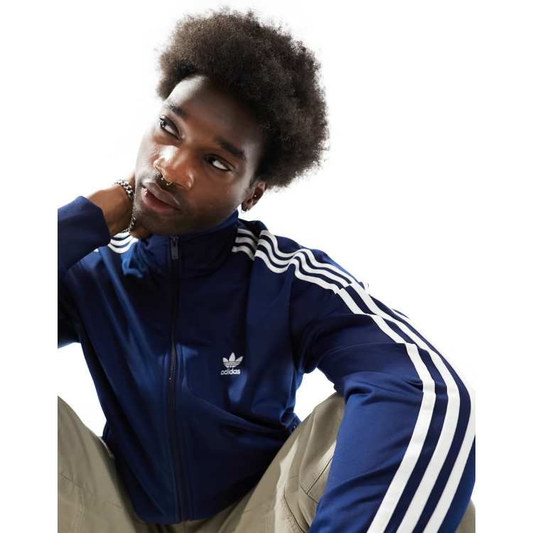 adidas Originals Firebird track top in blue