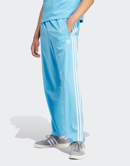 adidas Adicolor Classics+ Wide Leg Track Pants - Blue, Men's Lifestyle