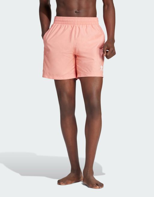 adidas - Adicolor Essentials - Effen zwemshort in rood