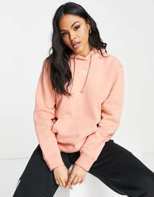 Blush best sale adidas hoodie