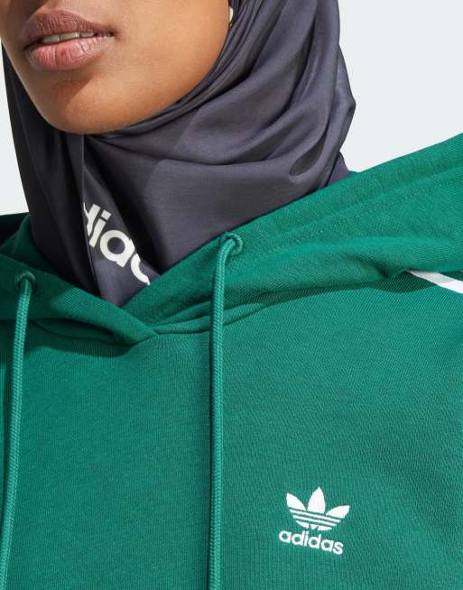 Felpa adidas sales bianca e verde