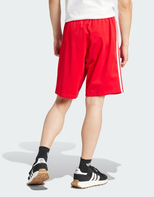 Adidas firebird shorts red clearance