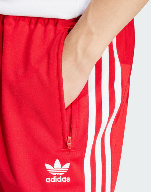 Adidas firebird shorts red cheap