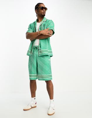 ★人気★ adidas originals Adicolor 70s Satin Shorts-Green Adidas Originals Adicolor 70s Satin Shorts In Green | ModeSens