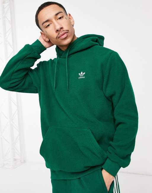 Adidas green fleece discount hoodie