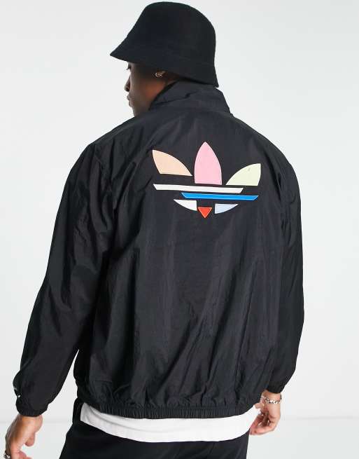 Adidas trefoil track discount jacket