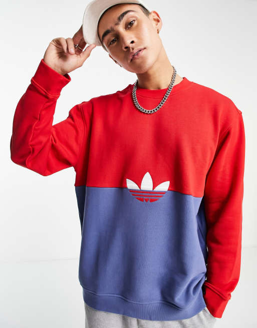 Adicolor sliced best sale trefoil sweatshirt