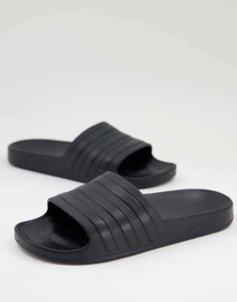 adidas - Adilette Aqua - Claquettes - Noir - view 1