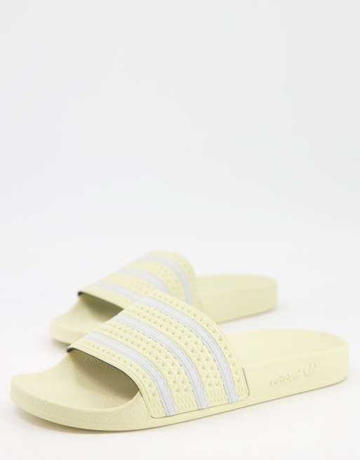 adidas adilette sandals yellow